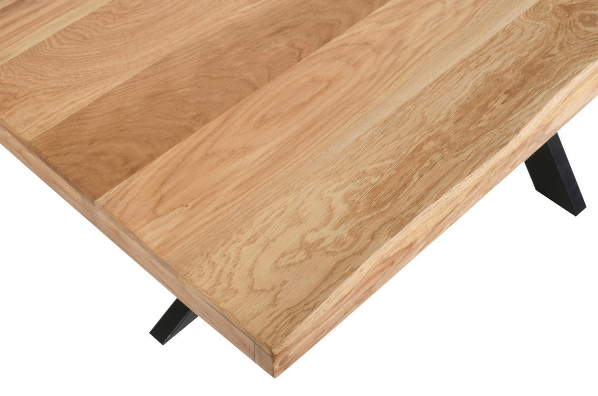 TISCHPLATTE Eiche Eichefarben  - Eichefarben, Design, Holz (180/90/5cm) - Landscape