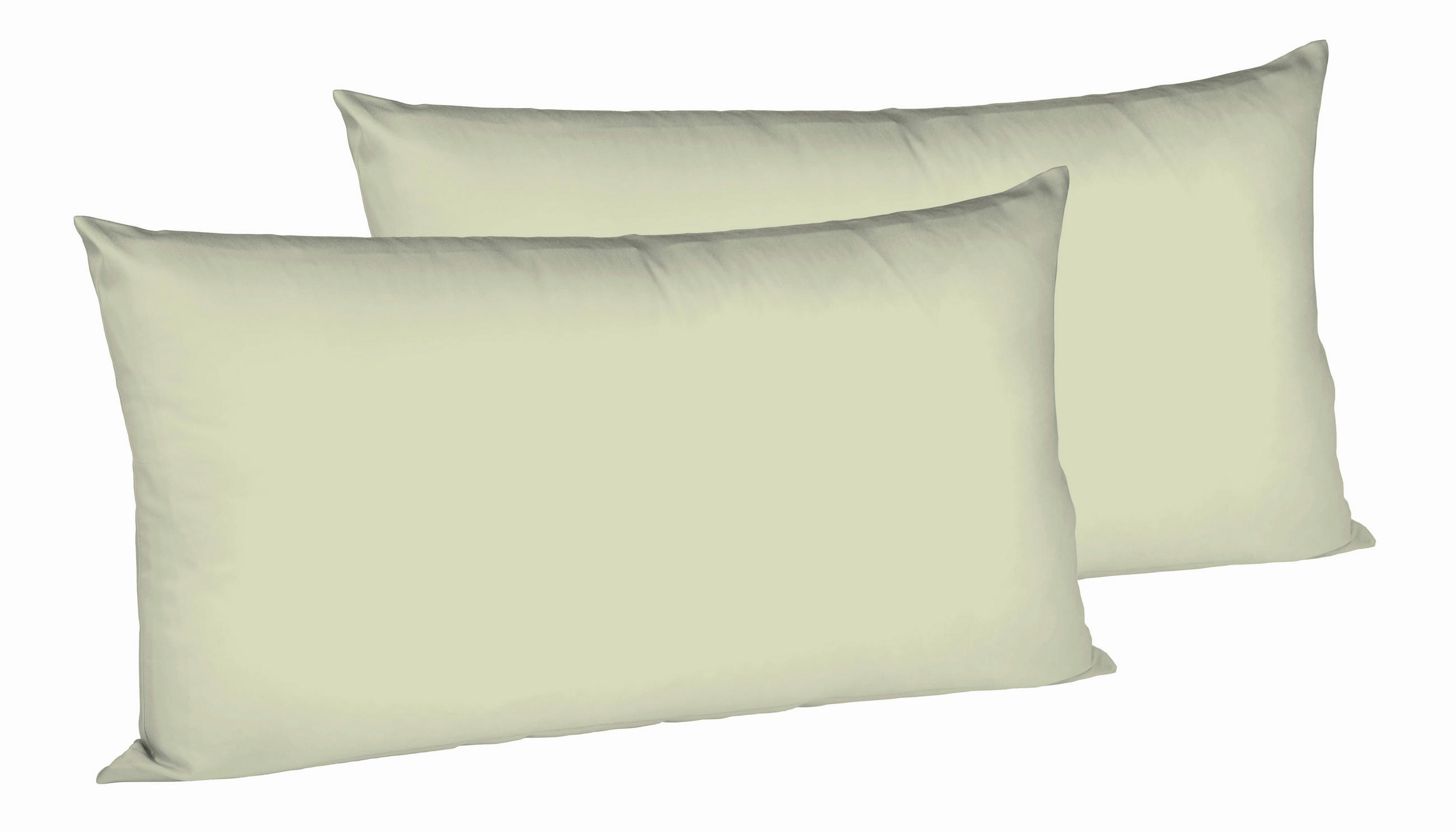 Fleuresse Kopfkissenbezug Jadegrün 40x80 cm