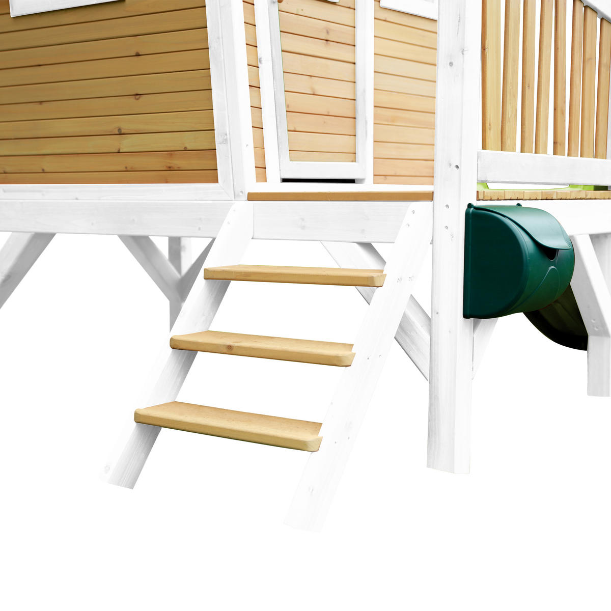 SPIELHAUS ROBIN 264/203/177 cm axi  - Weiss/Braun, Basics, Holz/Kunststoff (264/203/177cm)