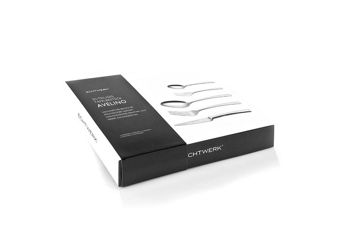 BESTICKSET  30 delar  - stålfärgad/silvereksfärgad, Trend, metall - Echtwerk
