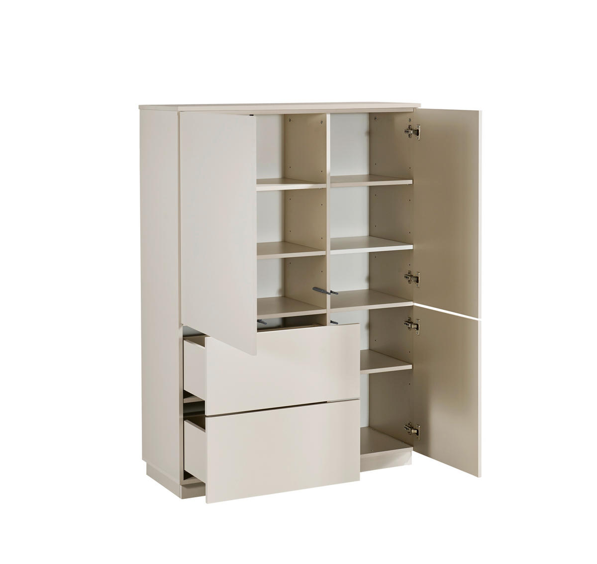 HIGHBOARD  103/142/38 cm 2 Schublade(n)  - Kaschmir, Design, Holzwerkstoff (103/142/38cm) - MID.YOU