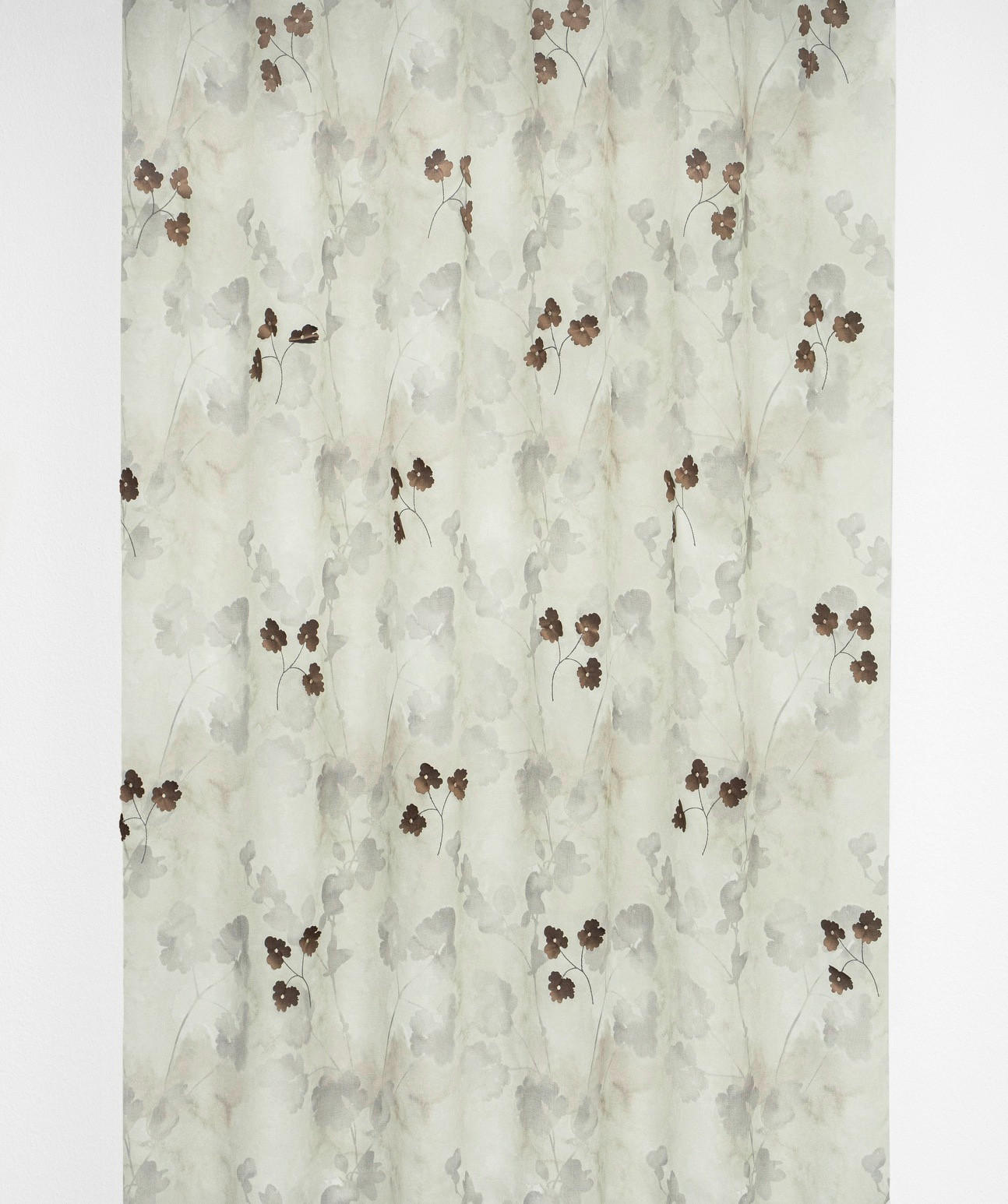 Perdea Tip Plasă  - verde, Basics, textil (305cm)