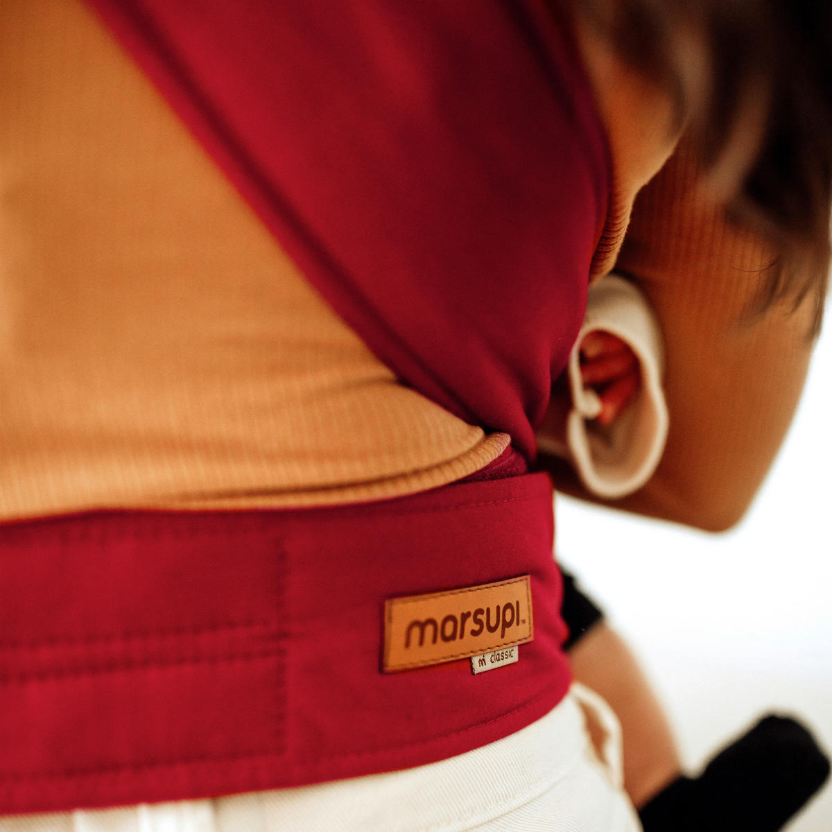 BABYTRAGE Marsupi Classic 2.0  - Rot, Basics, Textil (XLnull) - Wickelkinder Manduca