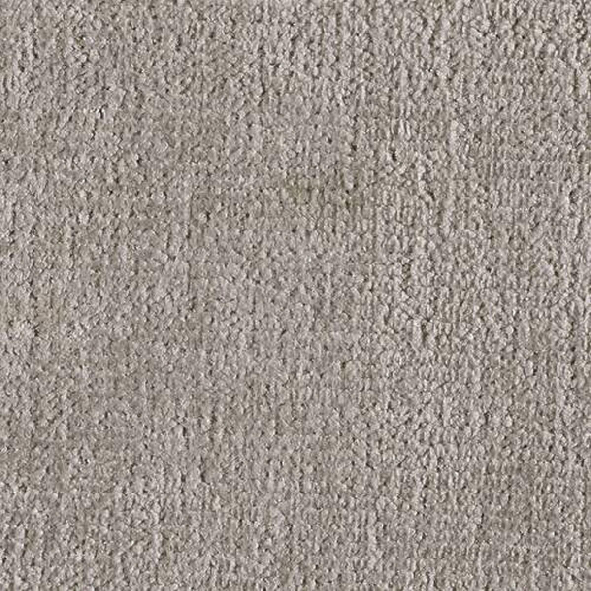 BIGSOFA in Chenille Hellgrau  - Hellgrau/Schwarz, Design, Kunststoff/Textil (265/67/130cm) - home24