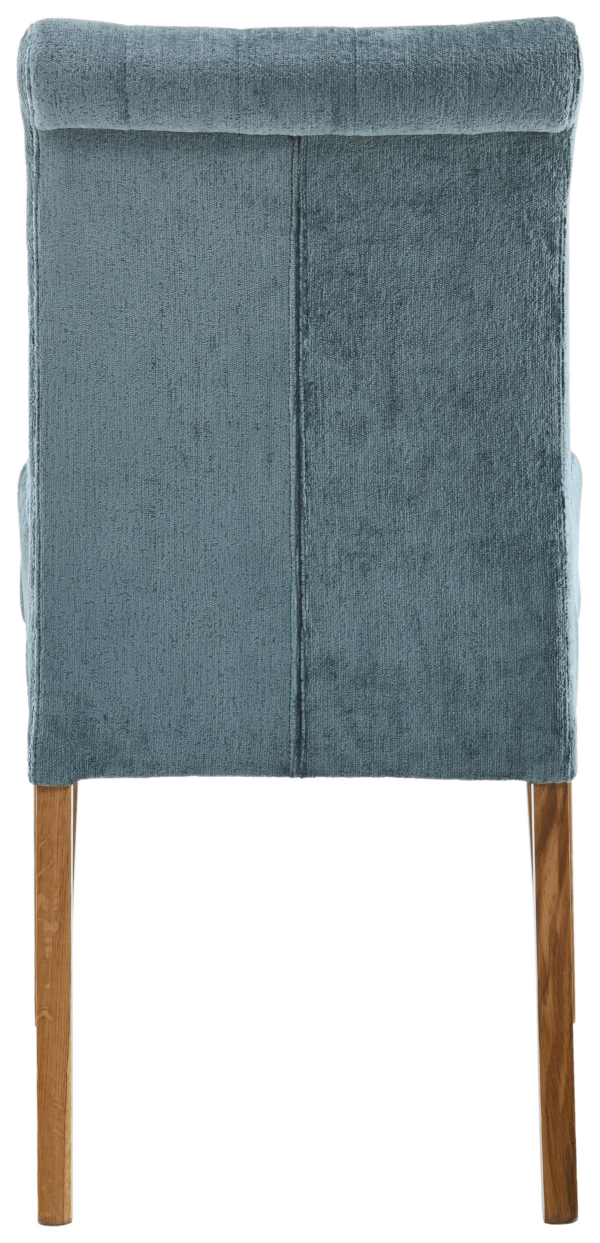 STUHL Chenille Jadegrün, Eichefarben Eiche massiv  - Jadegrün/Eichefarben, KONVENTIONELL, Holz/Textil (46,5/91/65cm) - Cantus