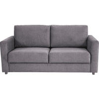 KANAPÉÁGY fa, fém, textil szürke  - fekete/szürke, Konventionell, textil/fa (178/85/90cm) - Xora