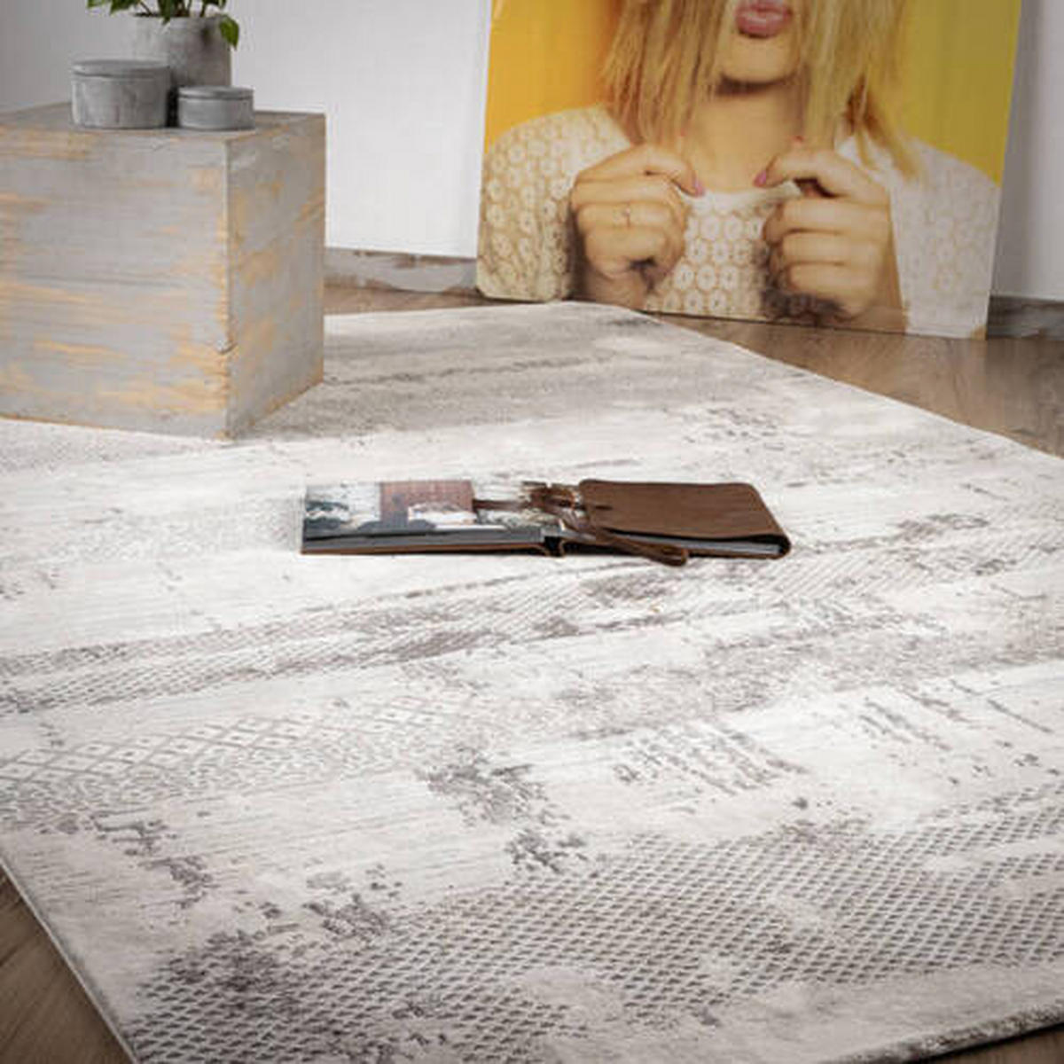 FLACHWEBETEPPICH 120/170 cm Creme  - Creme, Design, Textil (120/170cm) - Obsession