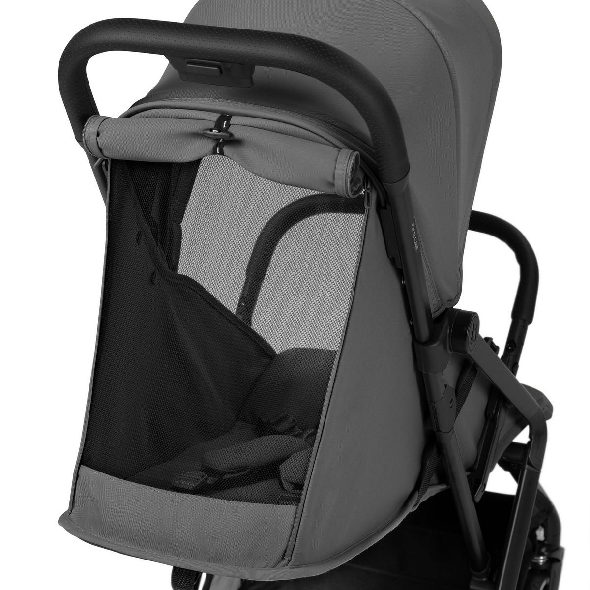 BUGGY Fly N Care  - Hellgrau/Schwarz, Basics, Textil/Metall (80/45/100cm) - Hauck