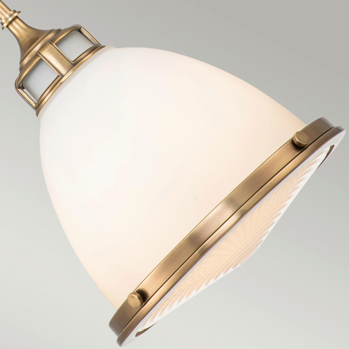 HÄNGELEUCHTE 32.4/42 cm    - Messingfarben, Konventionell, Glas/Metall (32.4/42cm) - Elstead Lighting