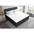 BOXSPRINGBETT 180/200 cm  in Anthrazit  - Anthrazit/Schwarz, KONVENTIONELL, Textil/Metall (180/200cm) - Carryhome