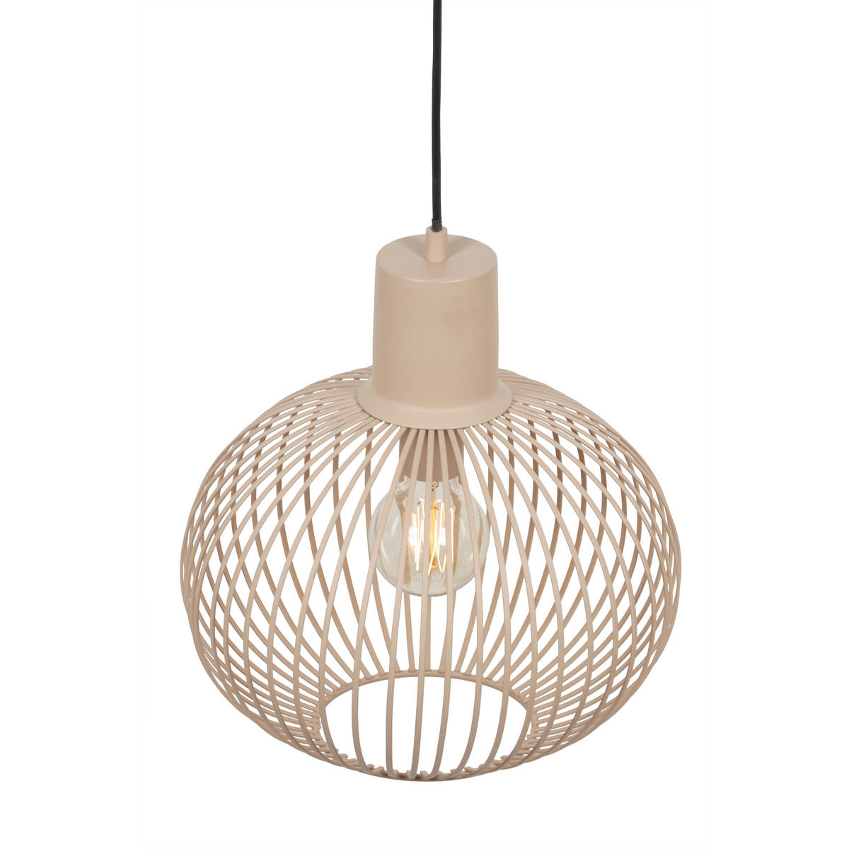 PENDELLEUCHTE 33/150 cm    - Sandfarben, Konventionell, Metall (33/150cm) - Trio Leuchten