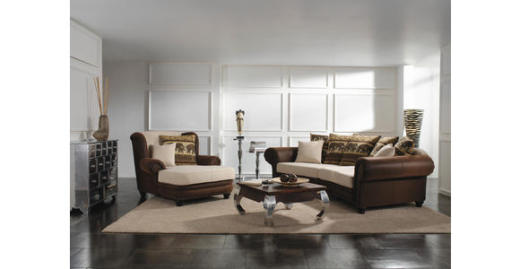 XXL-SESSEL - Beige/Braun, ROMANTIK / LANDHAUS (125/100/140cm) - Landscape
