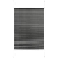 PLISSEE  halbtransparent   50/130 cm  - Grau, Basics, Textil (50/130cm) - Boxxx