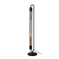 STEHLEUCHTE 25/25/130 cm    - Schwarz, LIFESTYLE, Metall (25/25/130cm) - Lucide