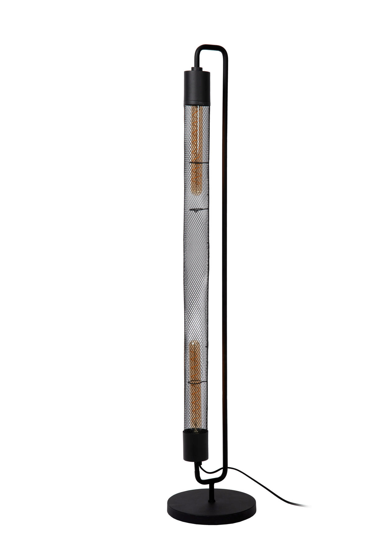STEHLEUCHTE 25/25/130 cm    - Schwarz, LIFESTYLE, Metall (25/25/130cm) - Lucide