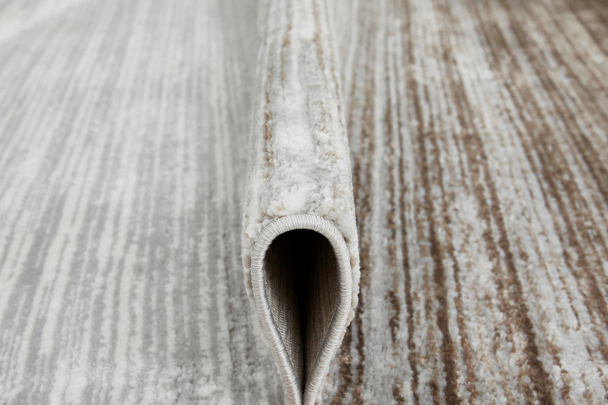WEBTEPPICH 120/170 cm Mora Streifen Grau  - Grau, KONVENTIONELL, Kunststoff/Textil (120/170cm) - Novel
