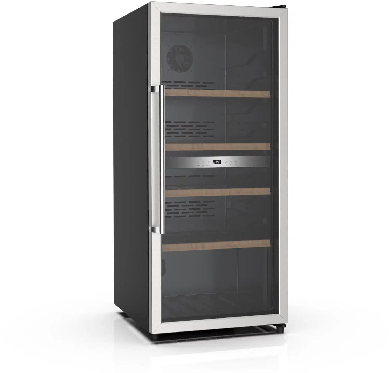 WEINKLIMASCHRANK WS 2000  - Schwarz, Basics, Metall (54,5/124,5/60cm) - Nabo