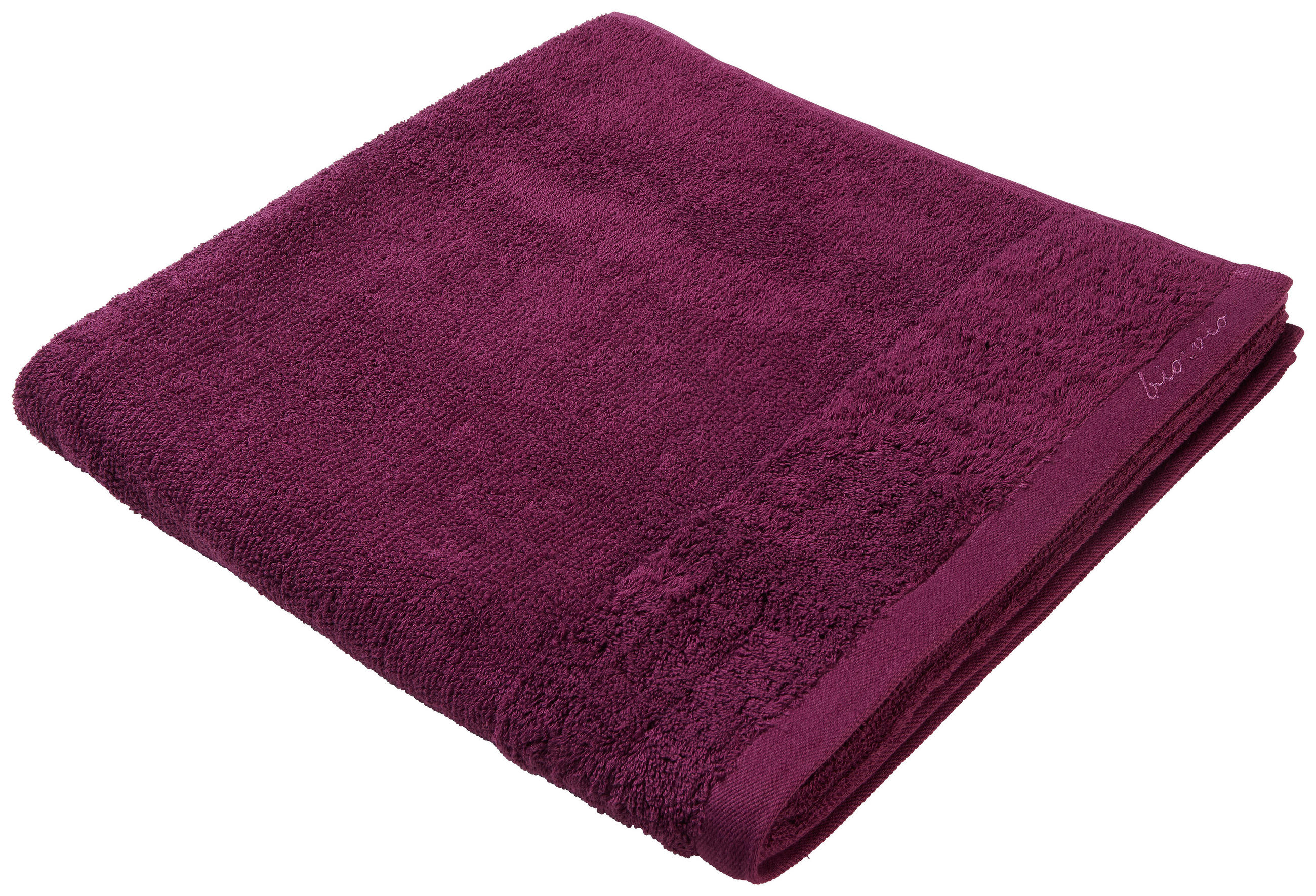 BADLAKAN violett 90/180 cm  - violett, Natur, textil (90/180cm) - Bio:Vio
