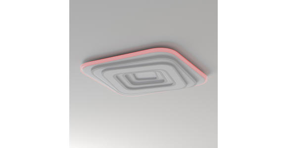 LED-DECKENLEUCHTE 53/53/5,5 cm   - Weiß, Design, Kunststoff/Metall (53/53/5,5cm) - Novel