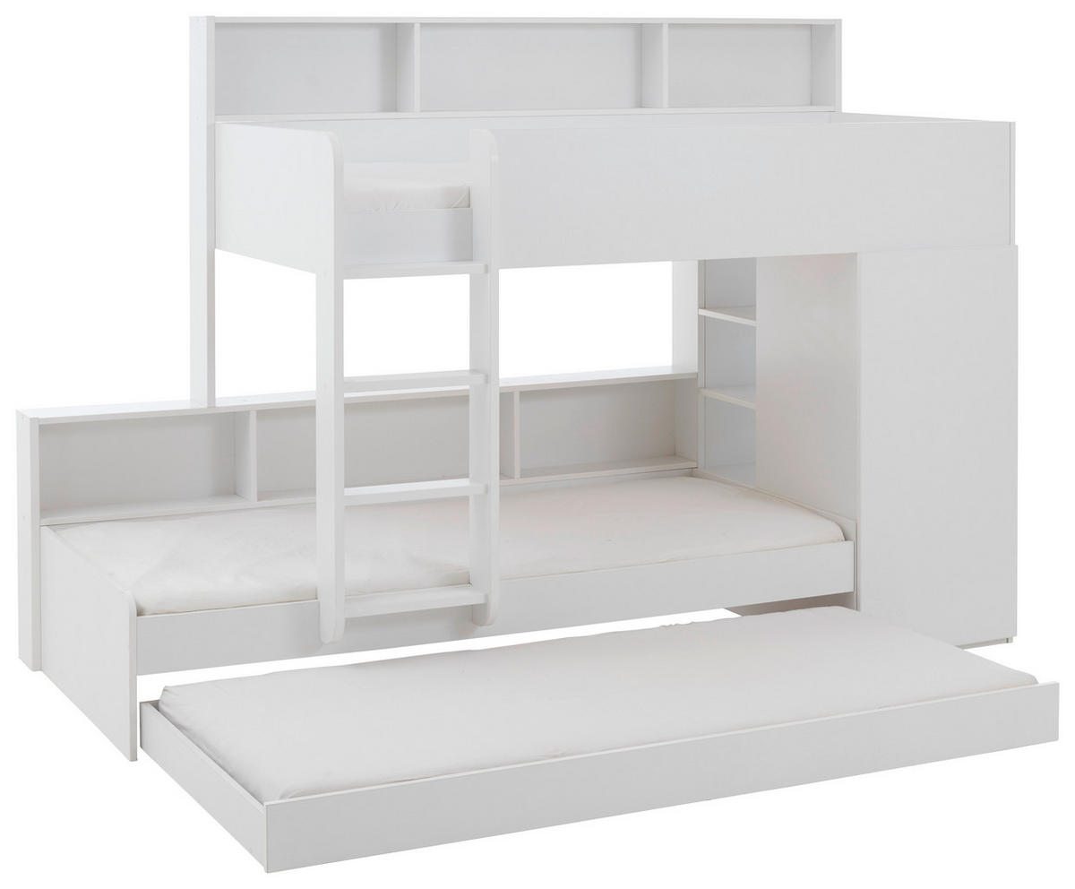 PALANDA 90/200 cm,  - bílá/hnědá, Design, kompozitní dřevo (90/200cm) - Xora