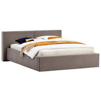 POLSTERBETT 140/200 cm  Taupe  - Taupe, Basics, Holz/Textil (140/200cm) - Xora