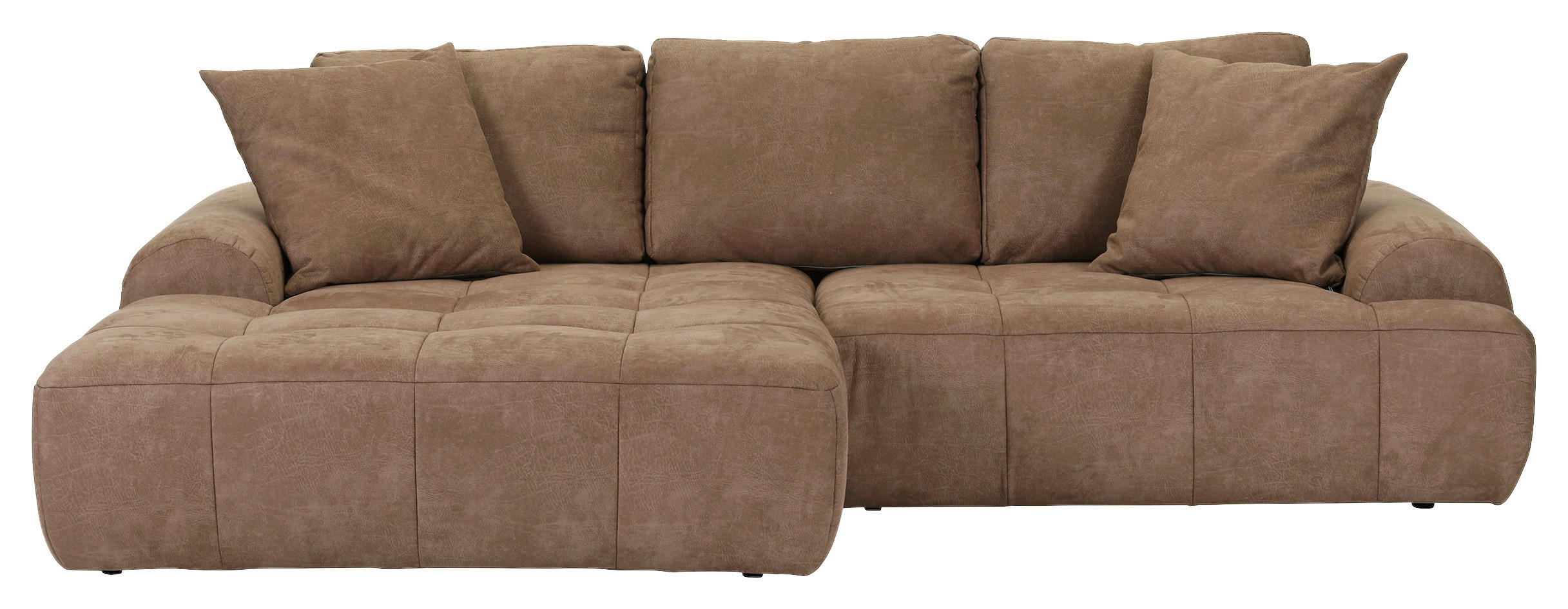 Ambia Home Ecksofa Braun 277x190 cm