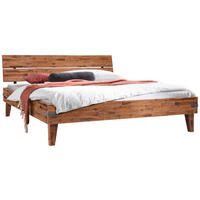 BETT 120/200 cm  in Braun, Akaziefarben  - Braun/Akaziefarben, Design, Holz (120/200cm) - Hasena