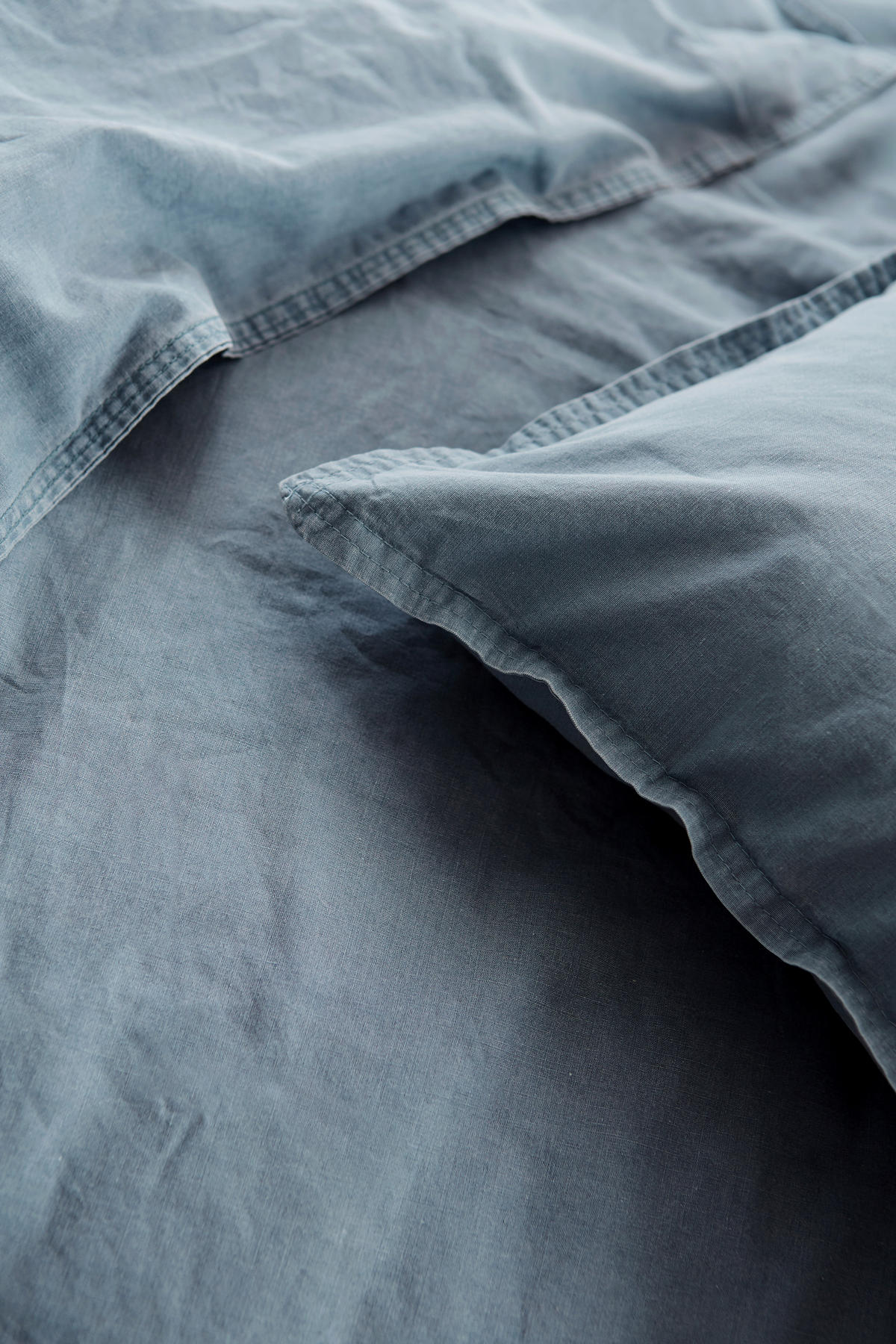 BETTWÄSCHE Renforcé 155/220 cm  - Blau, Basics, Textil (155/220cm)