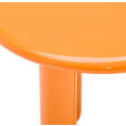 BEISTELLTISCH 50/50/50,5 cm Orange rund  - Orange, Design, Holzwerkstoff (50/50/50,5cm) - Novel