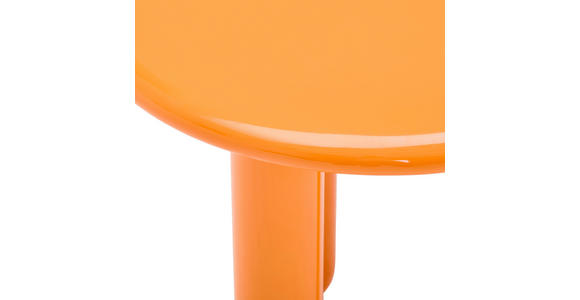 BEISTELLTISCH 50/50/50,5 cm Orange rund  - Orange, Design, Holzwerkstoff (50/50/50,5cm) - Novel