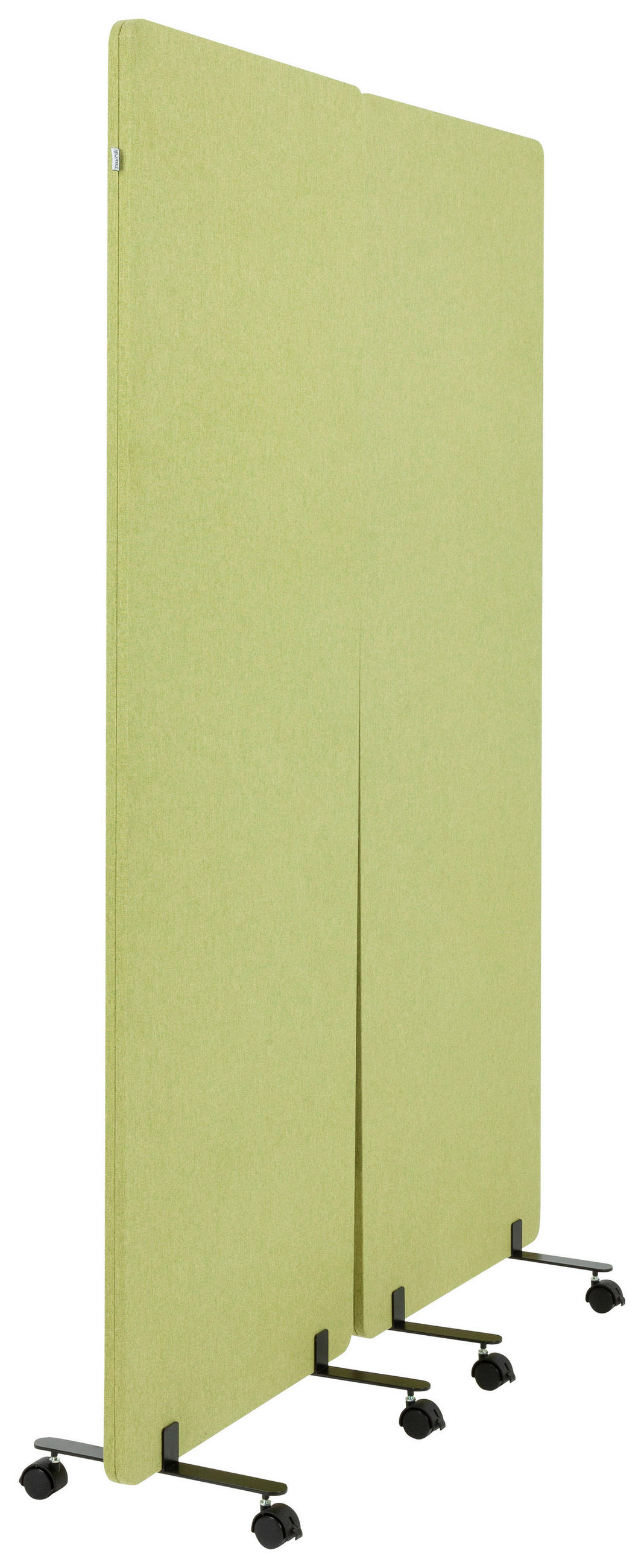 MELLANVÄGG  i metall, plast, textil  ljusgrön  - ljusgrön, Basics, metall/textil (60/177/35cm) - MID.YOU