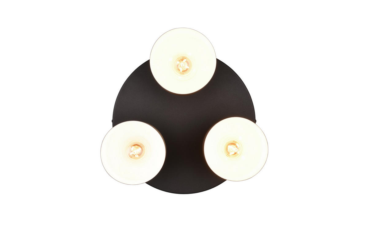 DECKENLEUCHTE AGUDO 30/24,5 cm   - Taupe/Beige, KONVENTIONELL, Metall (30/24,5cm) - Trio Leuchten