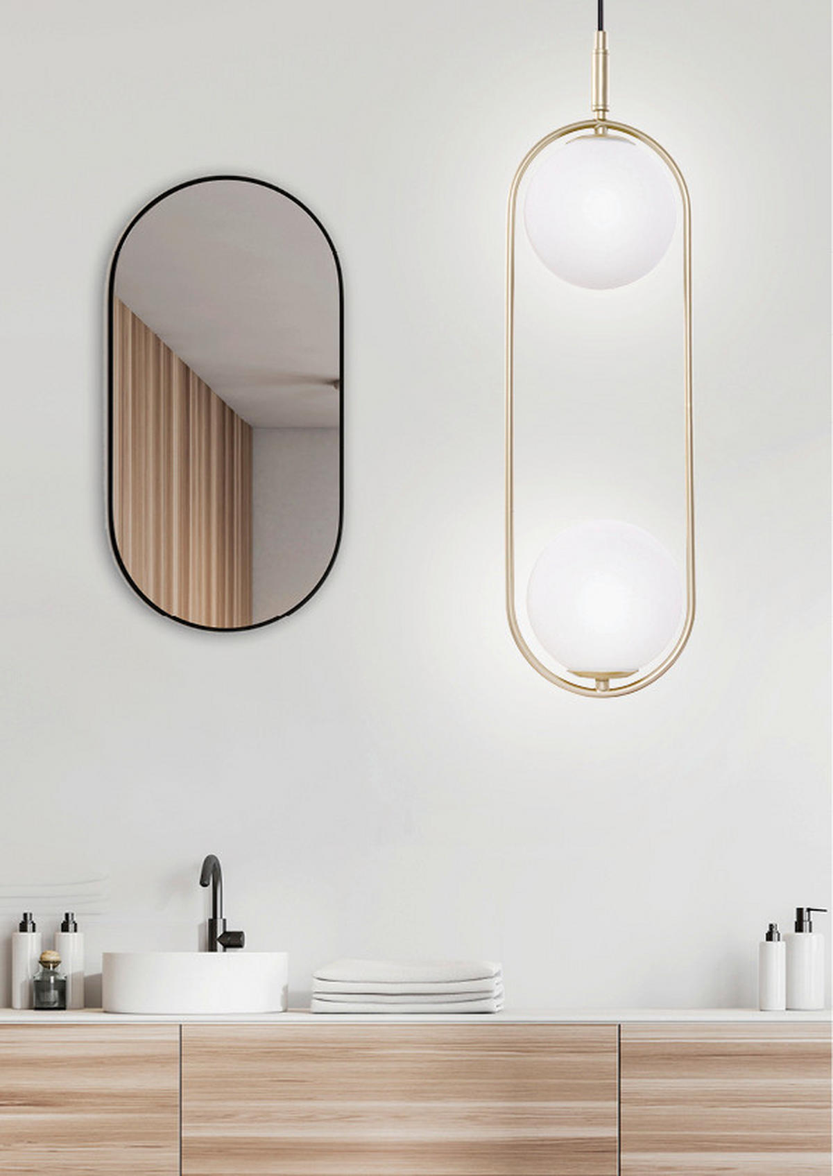 HÄNGLAMPA 18,5/15/140 cm  - mässingsfärgad, Design, metall (18,5/15/140cm)