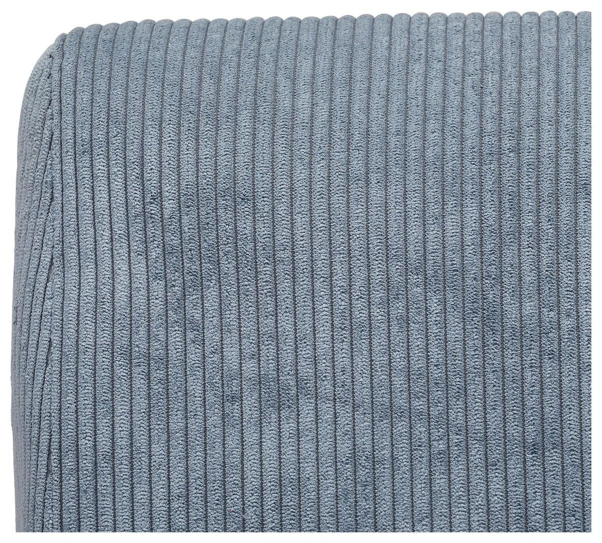 SESSEL Cord Graublau  - Graublau/Schwarz, Design, Textil/Metall (64/83/82cm) - Hom`in