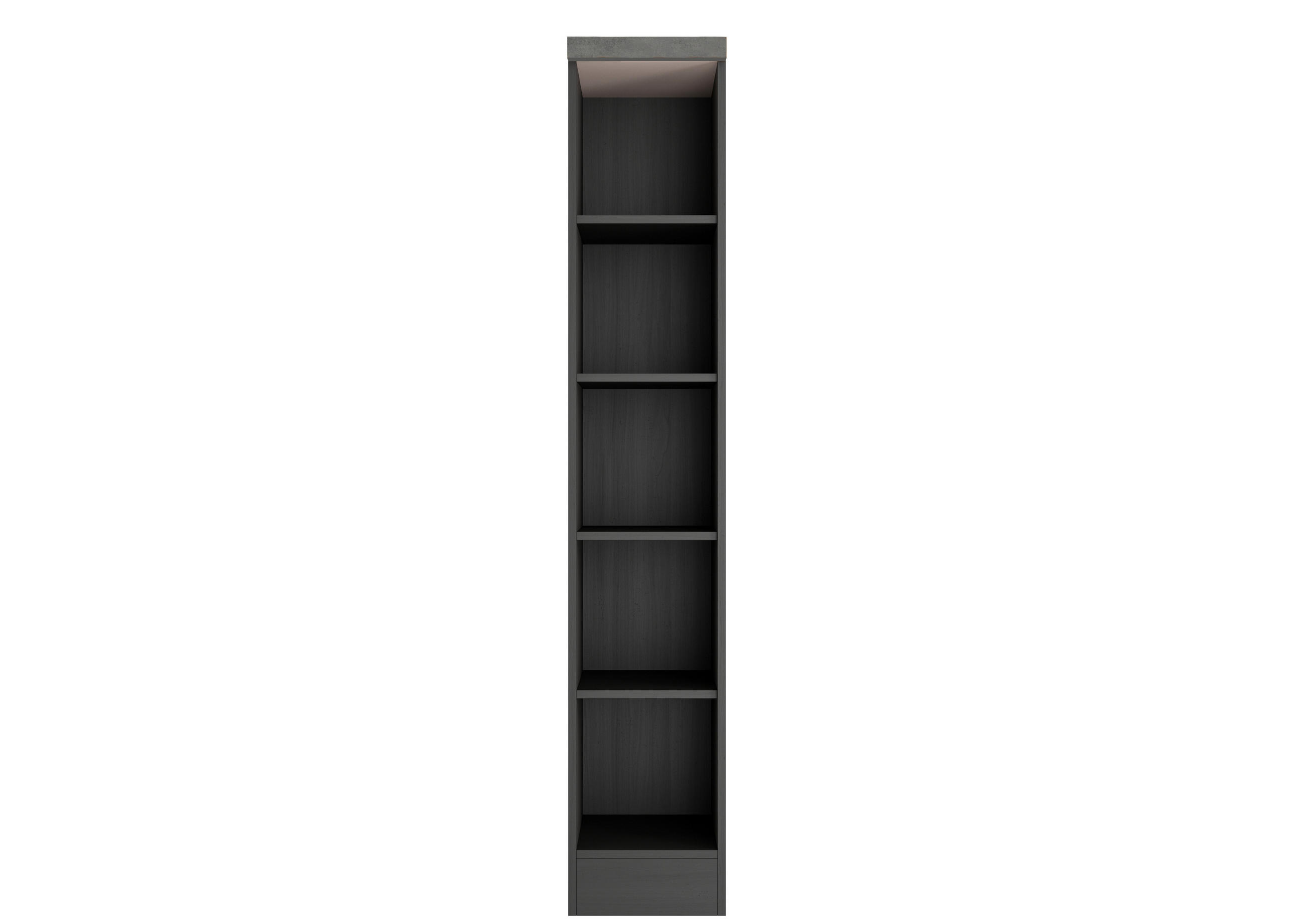 REGAL  30/166/60 cm Graphitfarben  - Graphitfarben, Basics, Holzwerkstoff (30/166/60cm) - Held