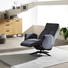RELAXSESSEL in Textil Türkis - Türkis/Schwarz, Design, Textil/Metall (74/105/72cm) - Welnova RELAXSESSEL in Textil Türkis - Türkis/Schwarz, Design, Textil/Metall (74/105/72cm) - Welnova