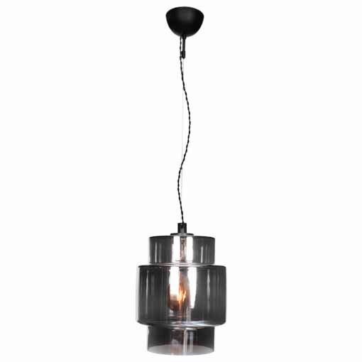 HÄNGELEUCHTE EBBOT 27/37 cm  - Anthrazit, Design, Glas (27/37cm) - By Rydéns