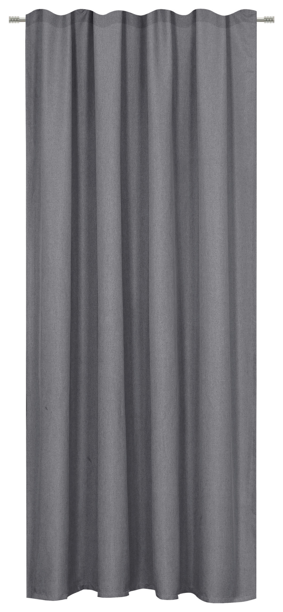 GOTOVA ZAVESA antracit - antracit, Osnovno, tekstil (135/245cm) - Boxxx