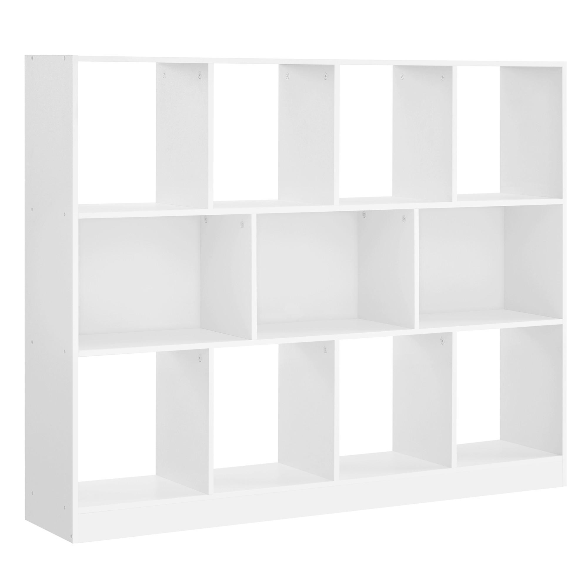 STANDREGAL  126/100/30 cm Weiß  - Weiß, Design, Holzwerkstoff (126/100/30cm) - Boxxx
