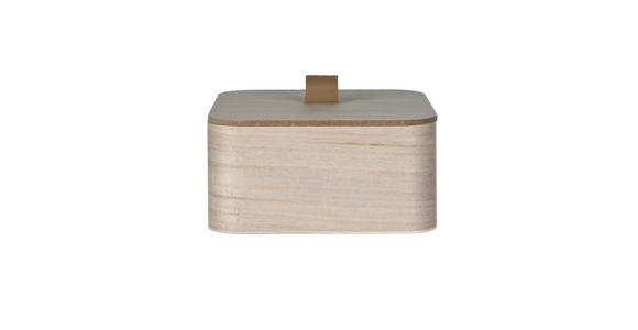 DEKOBOX    16/16/8 cm  - Naturfarben, Natur, Holz (16/16/8cm) - Ambia Home