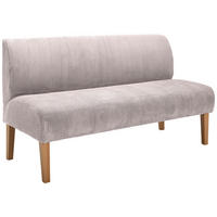 SITZBANK 163/88/75 cm Cord Altrosa Buche massiv  - Buchefarben/Altrosa, KONVENTIONELL, Holz/Textil (163/88/75cm) - home24