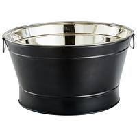 ISBALJA - stålfärgad/svart, Basics, metall (42/41,3/23,2cm) - Novel