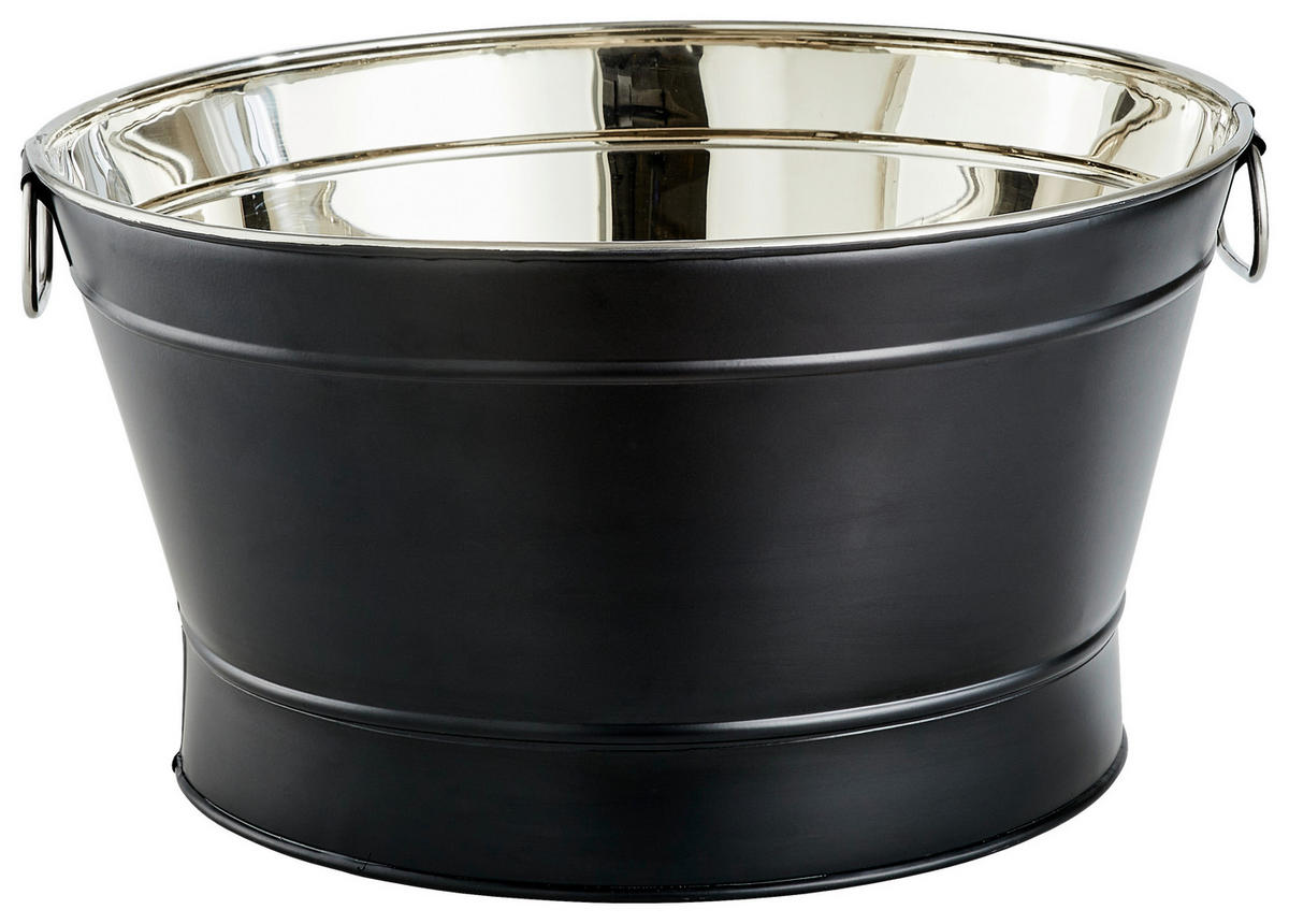 ISBALJA - stålfärgad/svart, Basics, metall (42/41,3/23,2cm) - Novel