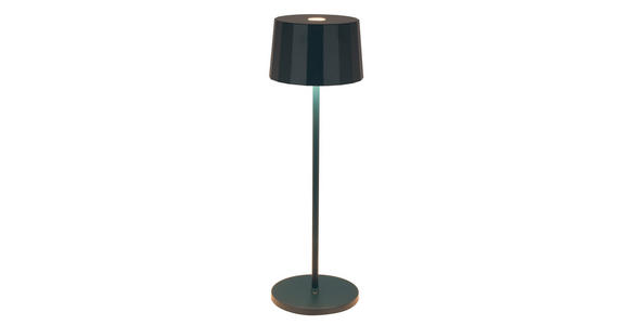 AKKU-TISCHLEUCHTE 11/35 cm - Blau, Trend, Kunststoff/Metall (11/35cm) - Dieter Knoll