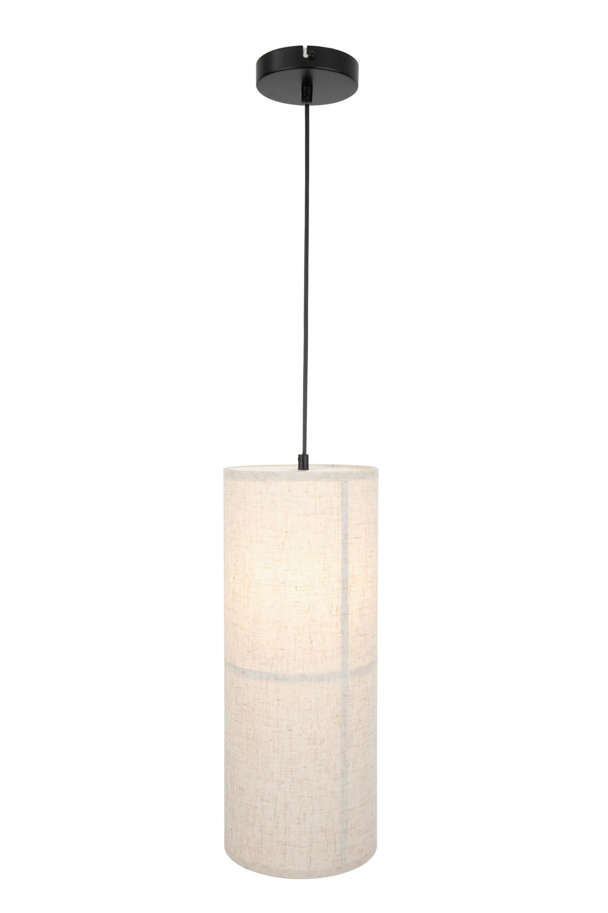 HÄNGELEUCHTE 18/120 cm   - Beige, Design, Kunststoff/Textil (18/120cm) - Collet's Monde