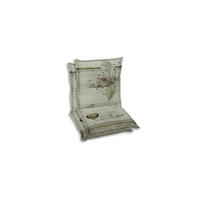 SESSELAUFLAGENSET Federn  - Dunkelbraun/Beige, Basics, Textil (50/7/100cm)