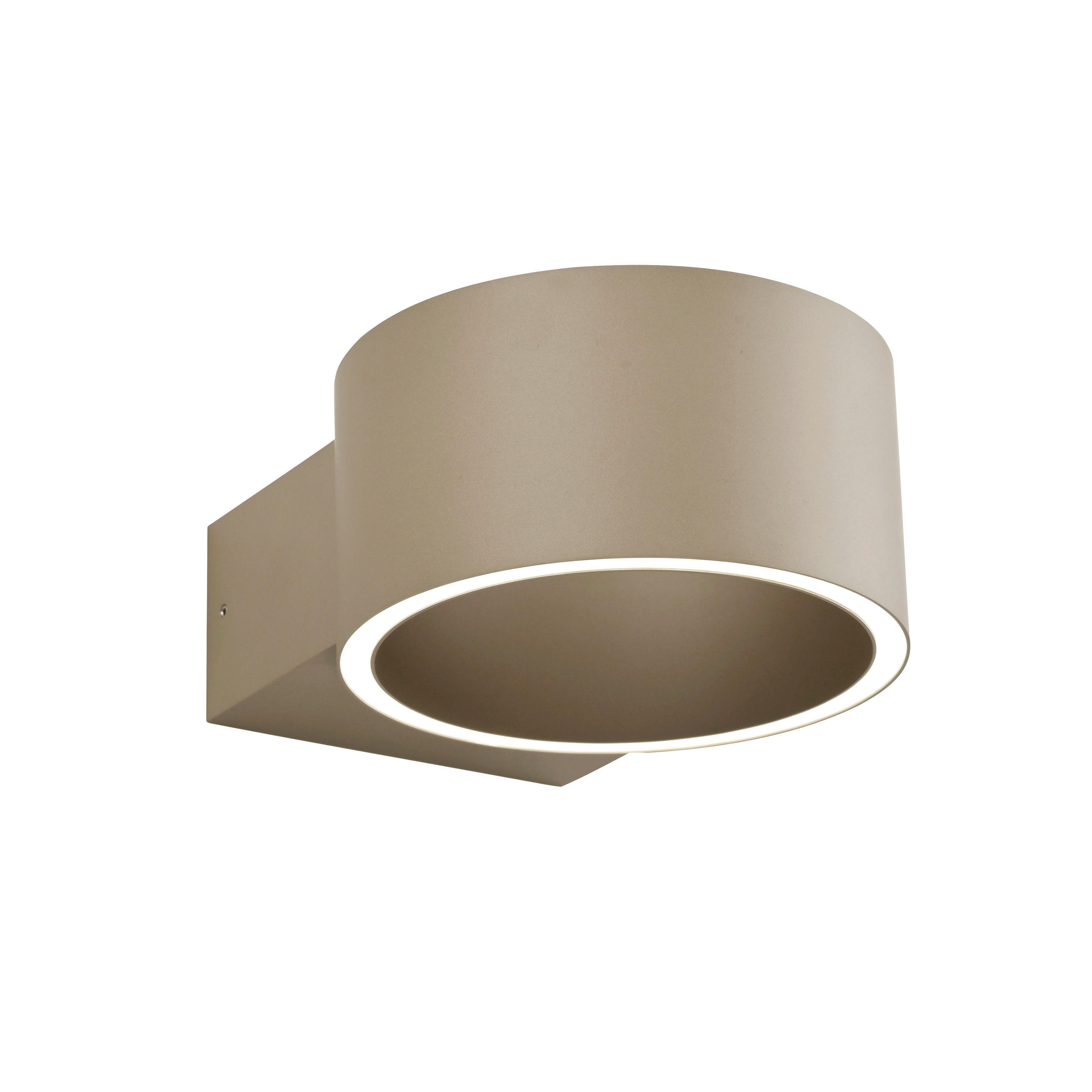 LED-WANDLEUCHTE  18.5/15/8 cm    - Braun, Design, Kunststoff/Metall (18.5/15/8cm) - Neuhaus PURE