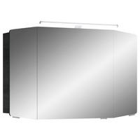 SPIEGELSCHRANK 100/67/17 cm  - Chromfarben/Graphitfarben, KONVENTIONELL, Glas/Holzwerkstoff (100/67/17cm) - Pelipal