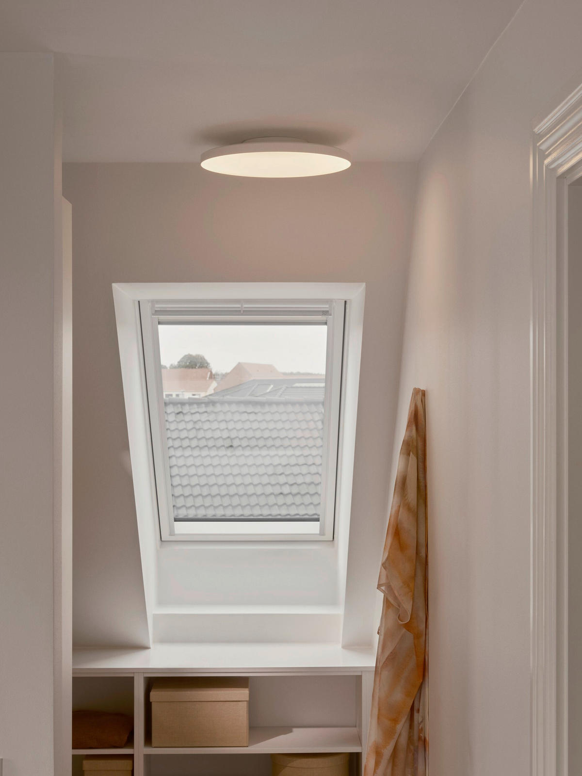 LED-DECKENLEUCHTE 36/6,5 cm  - Weiß, Design, Kunststoff (36/6,5cm) - Nordlux