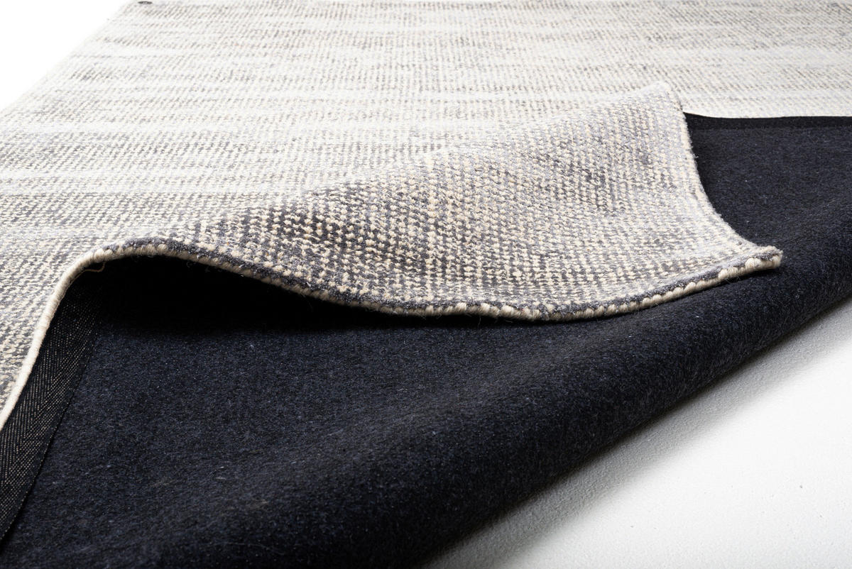 HANDWEBTEPPICH 140/200 cm Silberfarben  - Silberfarben, Basics, Textil (140/200cm) - Tom Tailor